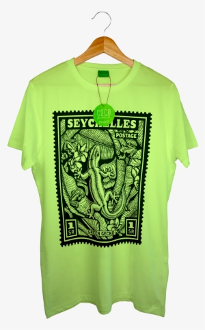 Green Geckos Are Often Found On Coconut And Coco De - Short Sleeve Organic T-shirt #2118691