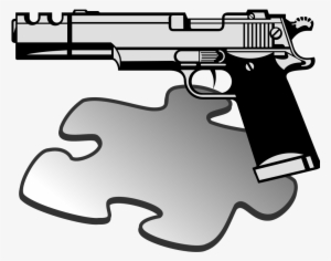 File Pistol Template Svg Wikimedia Commons Filepistol - Bad Boys For Life Logo #2119649