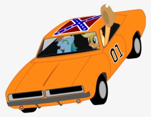 Banner Royalty Free Library Airborne Applejack Artist - General Lee Car Cartoon #2120145