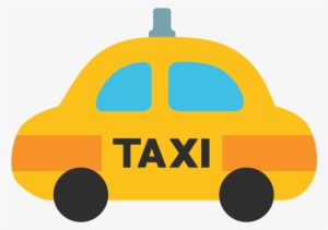 File - Emoji U1f695 - Svg - Taxi Emoji #2120240