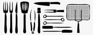 Vector - Bbq Utensils Clip Art #2120392