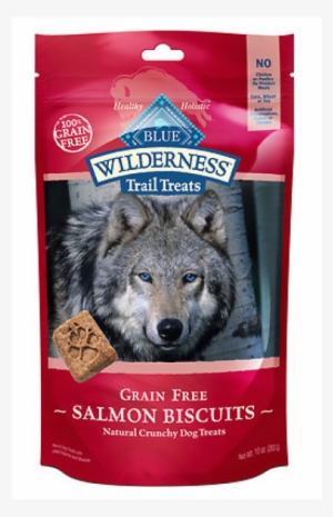 Blue Buffalo Grain Free Wilderness Salmon 10 Oz - Blue Buffalo Wilderness Dog Salmon Biscuits #2120648