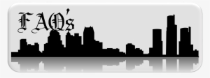 Picture - Detroit Skyline Silhouette Png #2120781