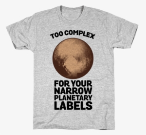 Pluto- Too Complex For Your Narrow Planetary Labels - Attack On Titans T Shirt #2121202