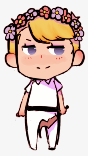 Local Cult Leader Wears Flower Crown By Cinnamon Roll - Flower #2121276
