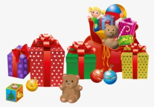 Transparent Christmas Presents Png Clipart - Christmas Presents Transparent Background #2121842