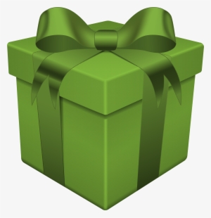 Gift Box Transparent Png Clip Art Gallery - Green Gift Box Png #2121883