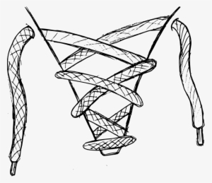 Black And White Lace Clipart 2 By Kimberly - Shoe Laces Clip Art #2121887