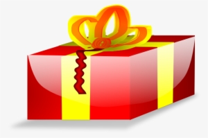 Red Wrapped Christmas Present Clip Art At Clker Com - Transparent Animated Christmas Presents #2122060