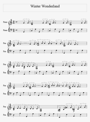 Winter Wonderland With Chords Score Part - Rockschool Piano Grade 1 #2122438