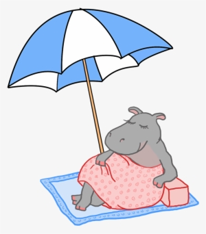 Summer With Parasol And Beach - Clip Art #2122574