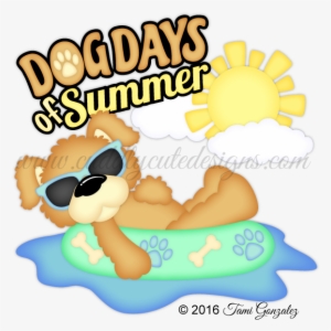 Dog Days Of Summer Clipart Freeuse Library - Clip Art #2122628
