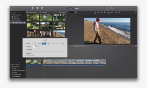 Control The Speed Of Your Clips With The Speed Bar - Modify Button In Imovie #2123799