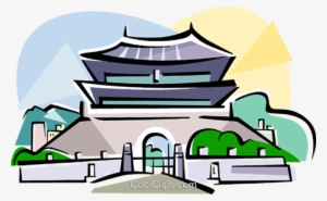 Korea The South Gate Of Seoul - South Korea Landmark Png #2124048