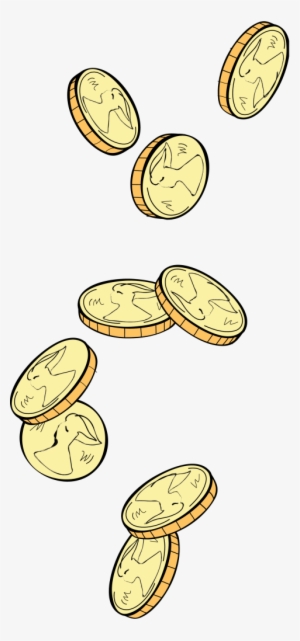 Many Falling Coins - Coins Falling Png Gif #2124072