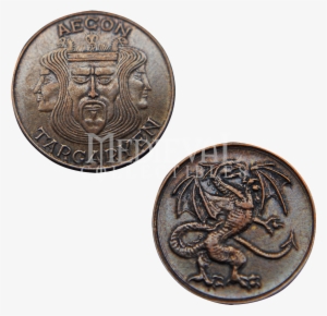 Aegon I Targaryen Copper Penny - Game Of Thrones Copper Penny Of Aegon I Targaryen Co #2124219