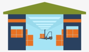 Warehouse Clipart Wearhouse - Warehouse Clipart Png Front View #2125090