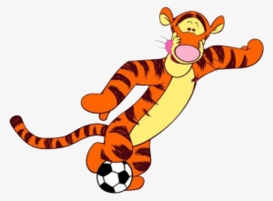 Soccer Clipart Tigger - Tigger Soccer Ball Clipart #2125649