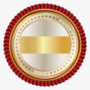 Seal Badge Png Transparent - Pink Transparent Gold_orange _seal_badge_png_transparent_clip_art_image #2125796