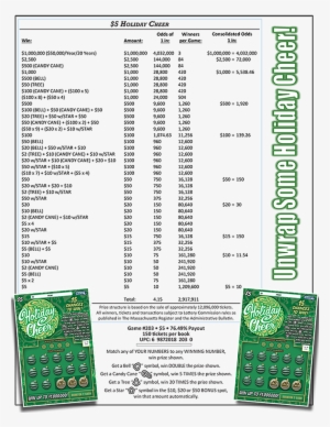 $5 Holiday Cheer - Massachusetts #2126363