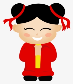 Chinese Clip Art Asian - Chinese Girl Clipart #2126365