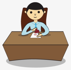 Cartoon Desk Official Seal Element - Cartoon #2127035