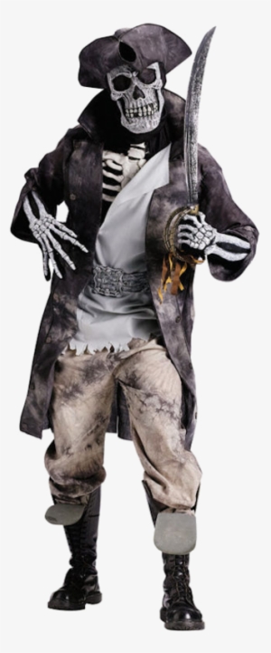 Men Skeleton Pirate Outfit #2127681