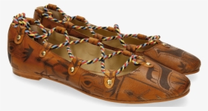 Ballet Pumps Kate 20 Tan Lasercut #2127732