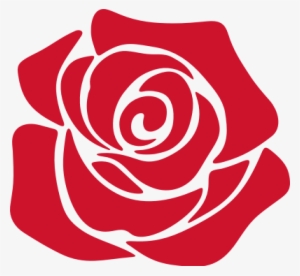 Rose Color Web - Rose Silhouette Clip Art #2128071