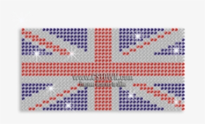 Bright British Flag Iron On Rhinestone Design For Clothes - Clothing #2128344