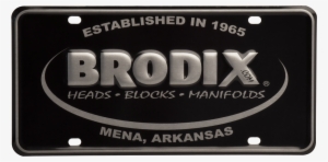Ms Brodix License Plate - Metal #2128445 Ms Brodix License Plate - Metal #2128445