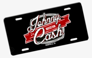 Johnny Cash Museum Logo License Plate - Johnny Cash License Plate #2128551