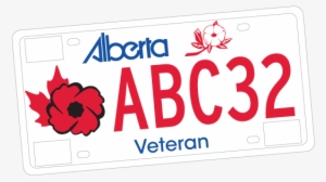 This Program Offers Veterans Who Have A Valid Alberta - Alberta Veteran License Plates #2128579