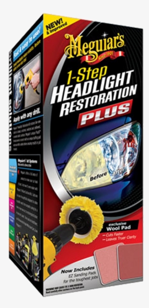 Retail Car Care, Headlights - Meguiars G1900k Headlight Restoration Kit, Set Of 4 #2128806