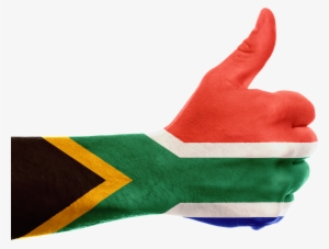 South Africa Flag Hand #2129095