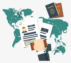 At Rgb H30 72dpi Png Pas Visa - World Map #2129142