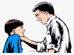 Father & Son Royalty Free Vector Clip Art Illustration #2129977
