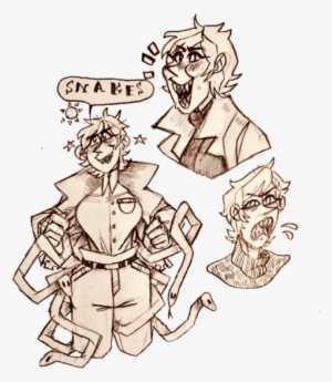 Snakes In A Cut Up Trench Coat Jpg - Illustration #2130400