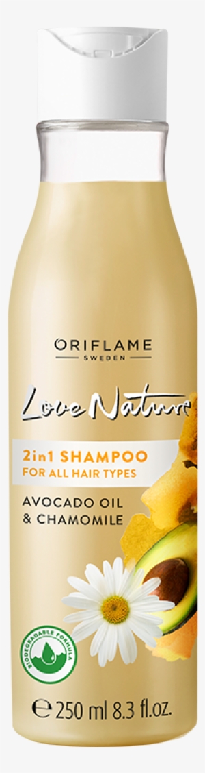 Shampoo 2 En 1 Para Todo Tipo De Cabello Con Aguacate - Oriflame Love Nature Shampoo #2130536