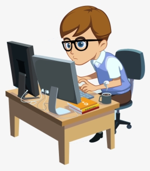 Hans Infotech - Careers - Computer Programmer Cartoon Png #2131954