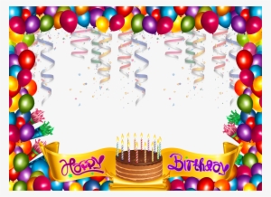 Birthday Photo Frame Png Clipart Transparent Stock #2133223