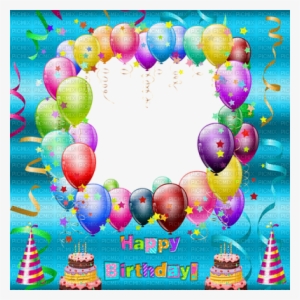 Birthday Png Frame Clipart Birthday Picture Frames - Happy Birthday ...