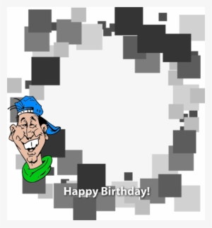 Happy Birthday From Real Man - Picture Frame #2134119