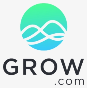 Data Flowing Into Grow Grow Logo - Graphic Design #2134725