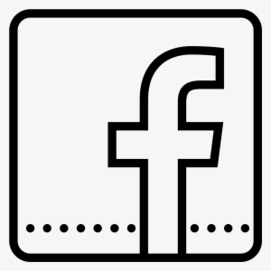 Find Us On Facebook Icon - Small Facebook Logo Black And White #2134890