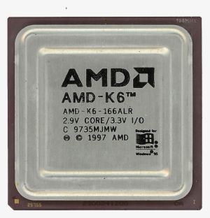 Amd Processor Transparent Png - Amd K6 #2135656