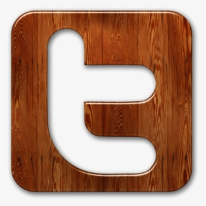 Logo De Twitter En Madera #2136076