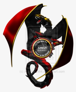 Amd Dragon Recolored White Background - Amd Dragon #2136160