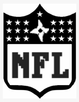 Nfl - Fantasy Football League Logo Black And White #2136331