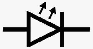 Electronic Symbol Circuit Diagram Light-emitting Diode - Light Emitting Diode Led Symbol #2136838